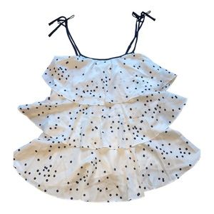 Kate Spade Camisole Size Small White Black Polka Dot